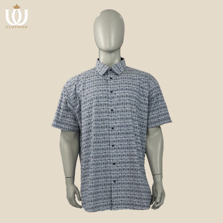men's short sleeve print shirt extra tall