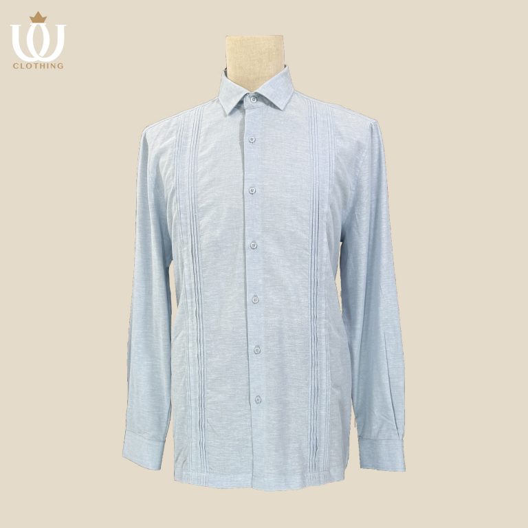 classic guayabera short sleeve shirt pure linen natural